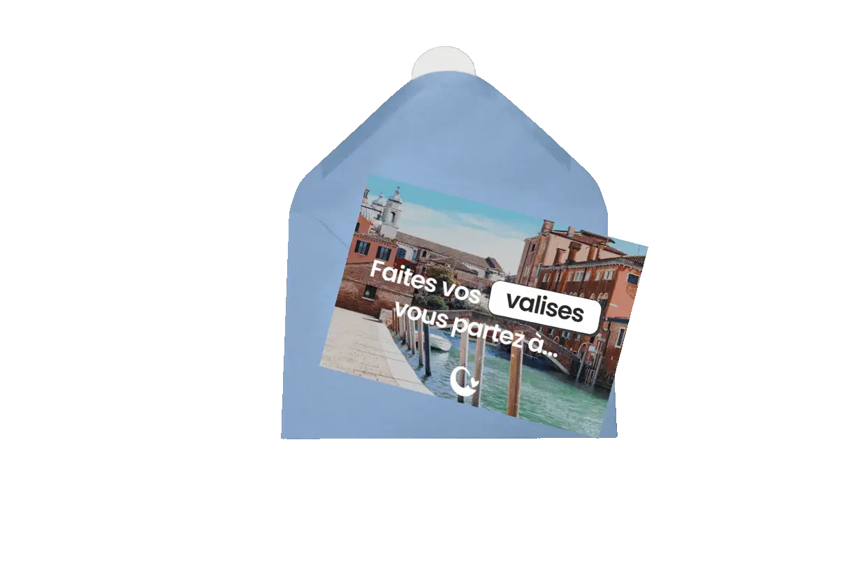 voyages surprises cartes postales destinations surprises