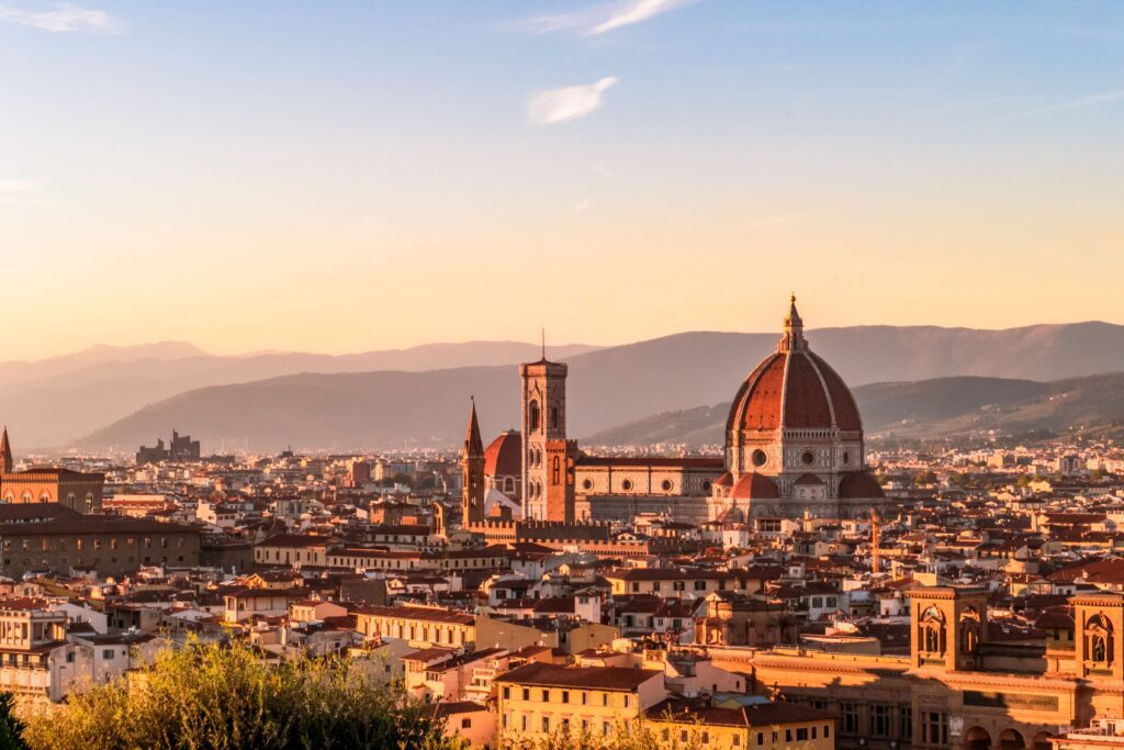 vue de florence italie