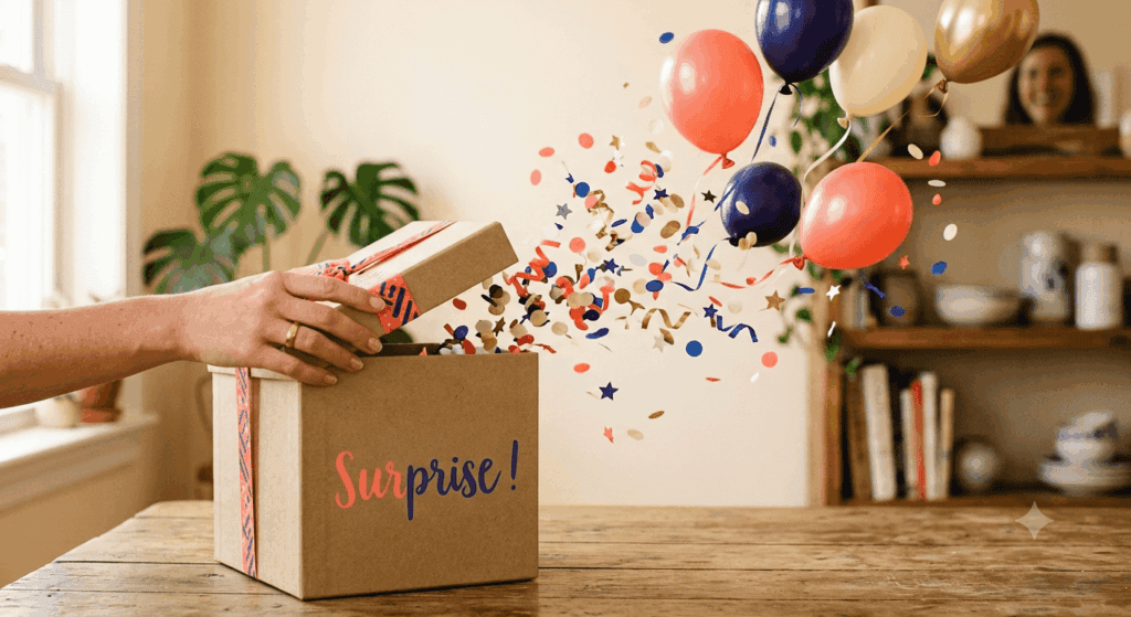 boite cadeau voyage surprise